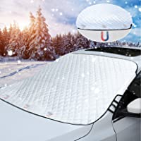 Tevlaphee Protector Parabrisas Hielo Protector de Parabrisas Magnético Cubierta de Parabrisas para Coche Protege de…